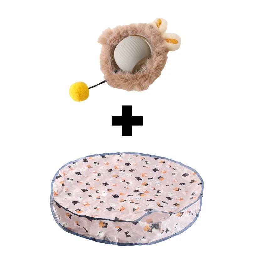 Motion-Activated Rolling Cat Toy – Interactive Hide & Seek Fun