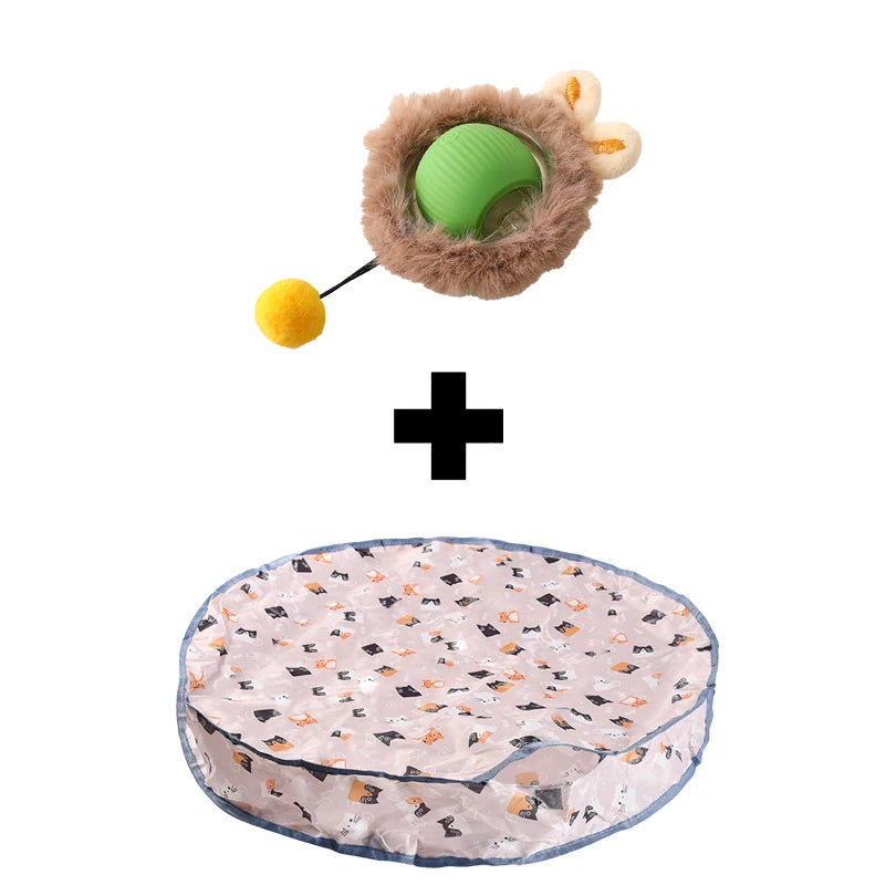 Motion-Activated Rolling Cat Toy – Interactive Hide & Seek Fun